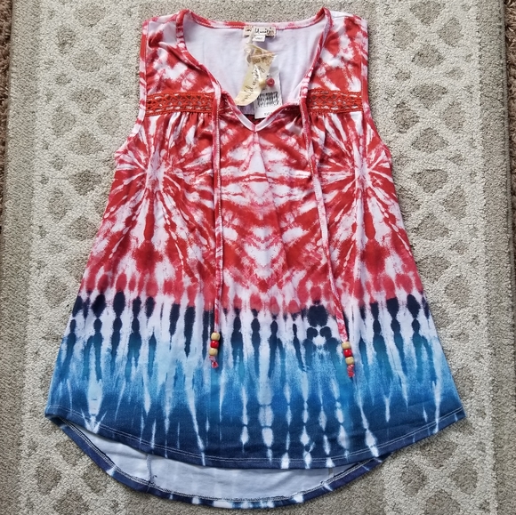 World Unity Tie-Dye Printed Top - Picture 12 of 12